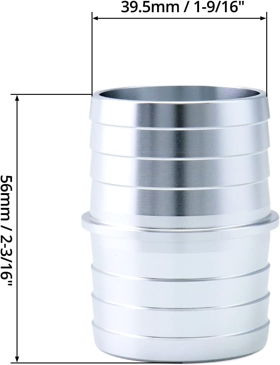 Hose Barb Fittings, 2 Pack 1-1/2