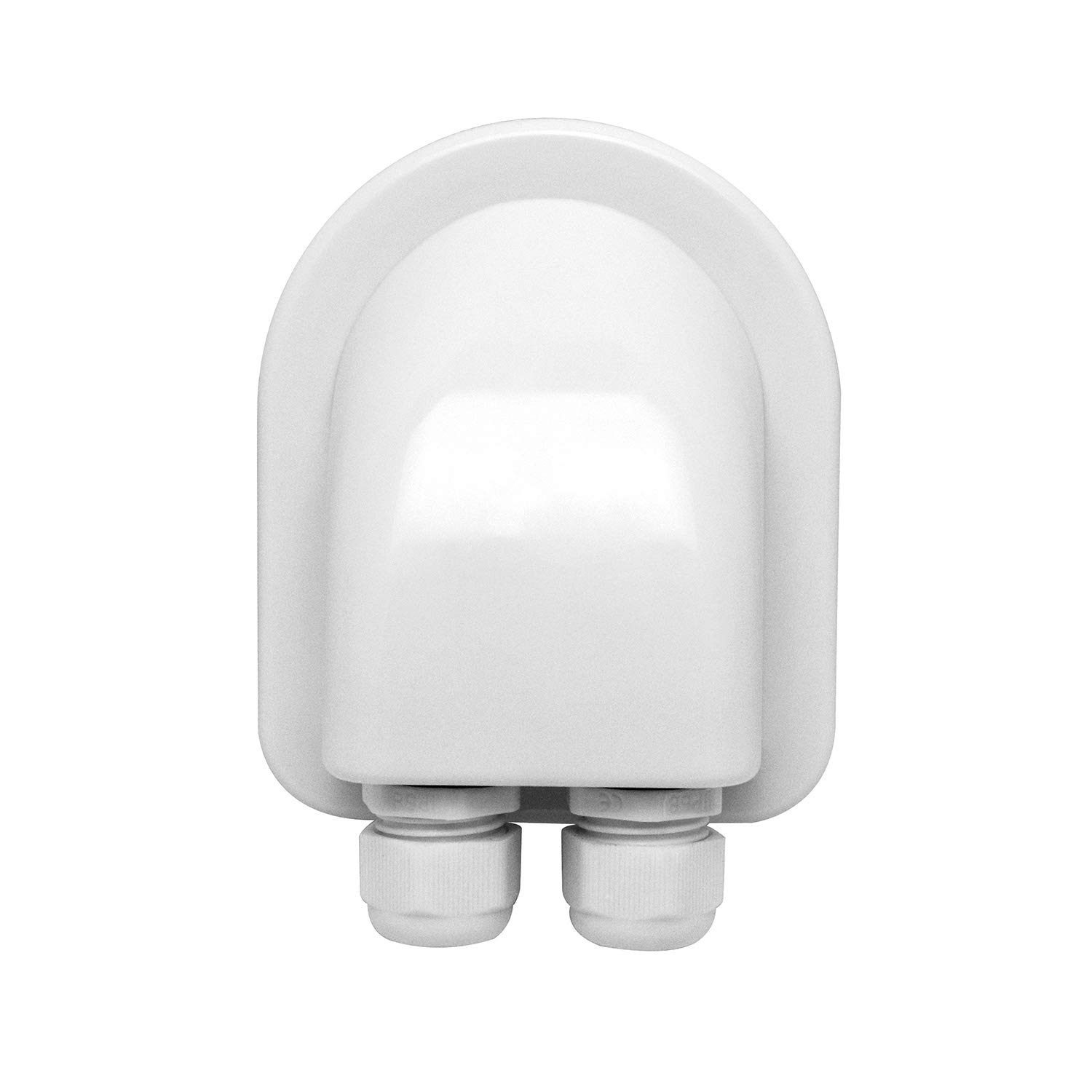 2 Pcs IP68 Waterproof ABS Solar Double Cable Entry Gland-Weather Resistant Dual Cable Entry Housing for Solar Panels of RV, Caravan and Marine, White - Image 5