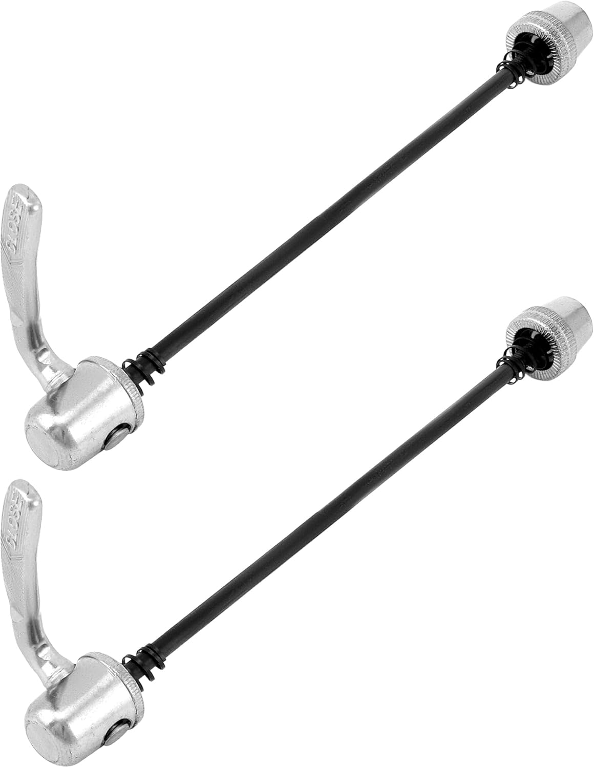 Trainer Skewer Replacement Rear Wheel Skewer for Indoor Bike Trainers, Compatible with Road and MTB Bikes 2 Pcs - Image 1