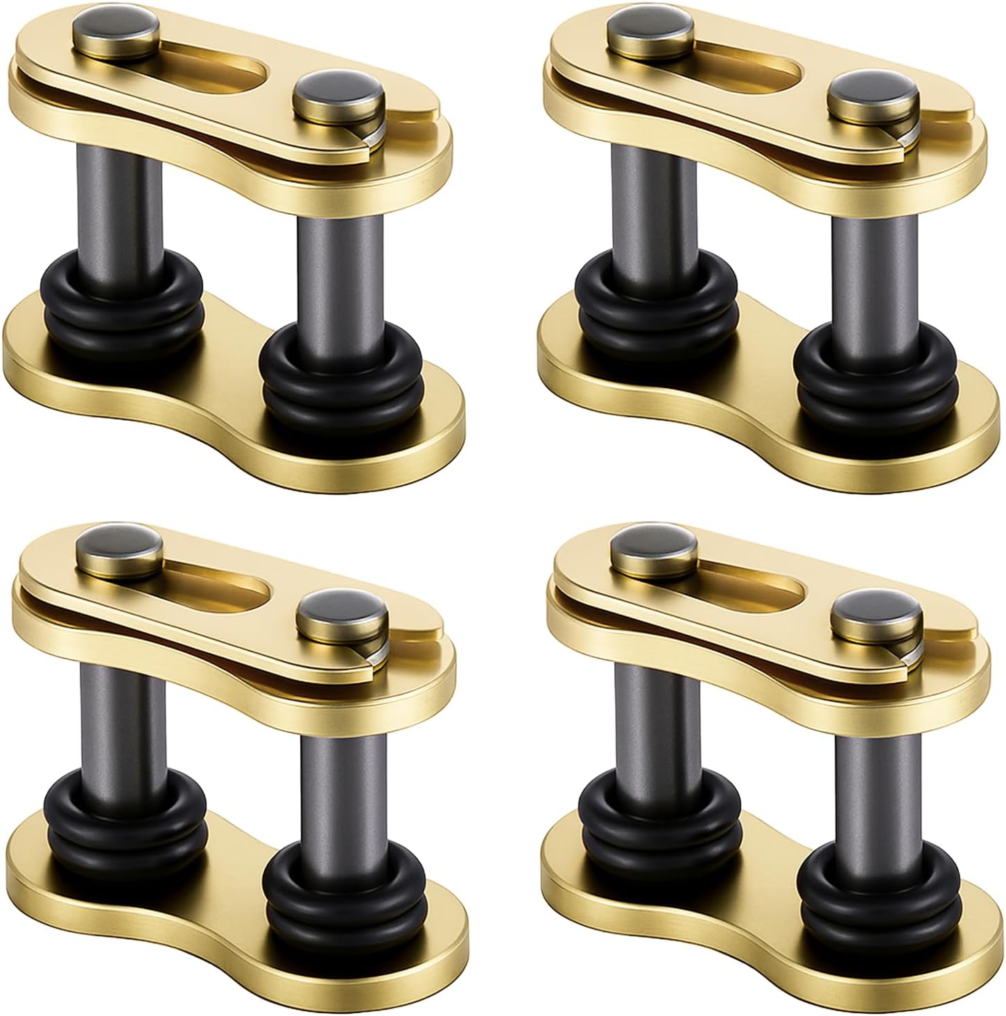4 Pcs 525 Chain Connecting Master Link with O-Ring Seal 525 Motorcycle Chain Drive Chains for Motorcycle ATV Quad Dirt Bike - Image 1