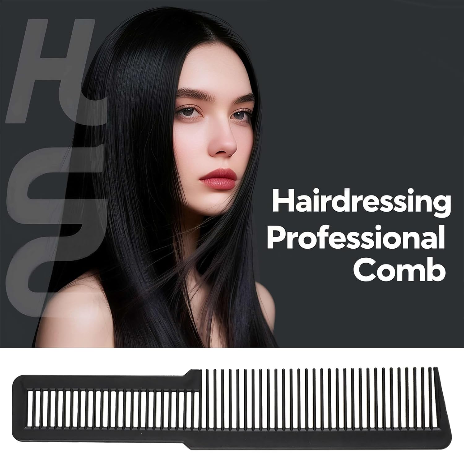 10 PCS Barber Combs, Hair Cutting Combs Professional Fine Tooth Comb Flat Top Clipper Comb Blending Hairstylist Essentials Hairdressing Salon Set for Women Men Hair Styling (Eye-Catching Colors) - Image 5