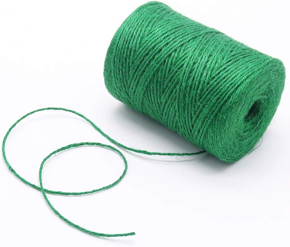 Garden Twine, 656 Feet 2mm Green Jute Twine for Gardening, Plant Ties for Climbing Plants, Tomatoes, Vegetables, Crafts - Image 2