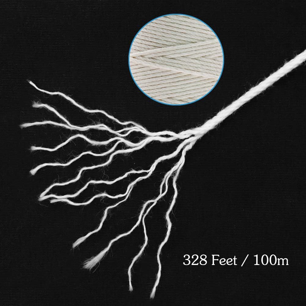 Cotton Butchers Twine, 328 Feet 1.5mm Food Safe Cooking Twine Kitchen String for Cooking, Tying, Trussing, Roasting - Image 6