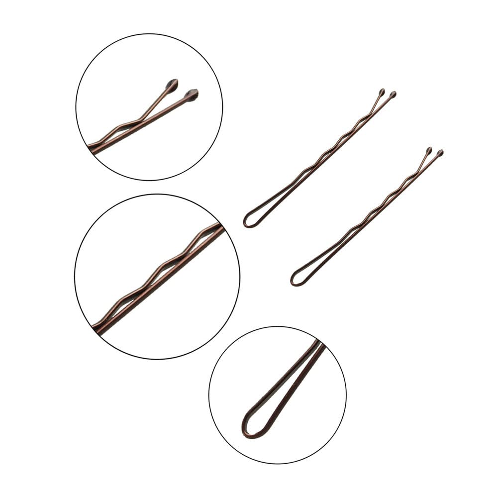 Bobby Pins Brown, 330 Count 2.2 Inch Hair Pins With Cute Box, Premium Bobby Pin For Kids, Girls And Women, Great For All Hair Types - Image 5