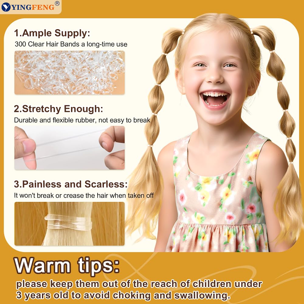 510PCS Blonde Bobby Pins Hair Pins Kit with Hair Net,  Includes 100 Bobby Pins for Women, 100 U Shaped Buns Hair Clips, 300 Hair Bands and 10 Blonde Hair Nets, Dance competition must haves - Image 6