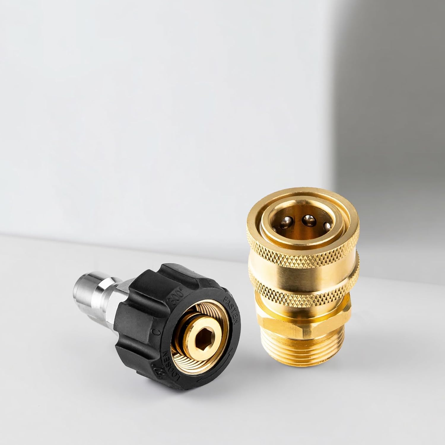 Pressure Washer Adapter Set, Quick Connect Kit, M22 14mm to 3/8 Inch Quick Connect Pressure Washer Hose Adapter - Image 7
