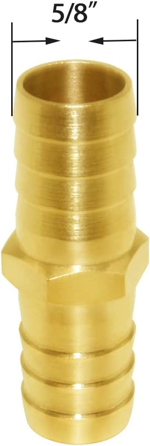 3PCS Solid Brass 5/8