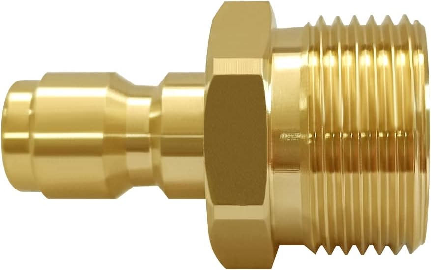 Pressure Washer Coupler M22-14mm Male Thread to 1/4