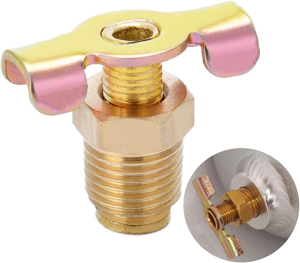 Brass Wing Style Drain Cock 1/4