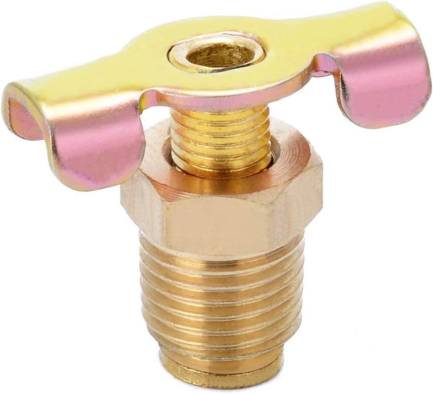 Brass Wing Style Drain Cock 1/4