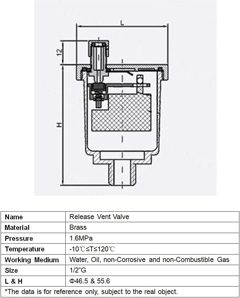 Brass Automatic Float Valve Kit 1/2