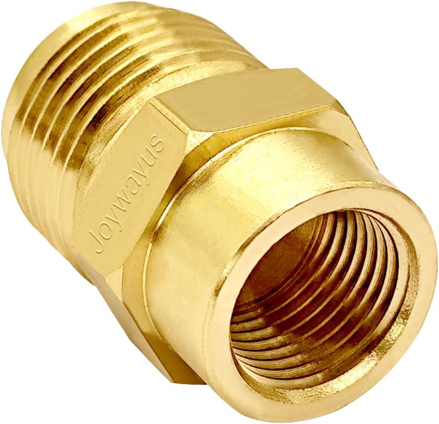 Brass Flare Tube Fitting Coupling Gas Adapter 3/8
