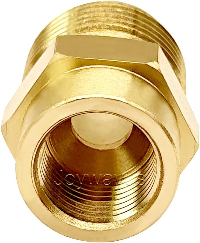 Brass Flare Tube Fitting Coupling Gas Adapter 3/8