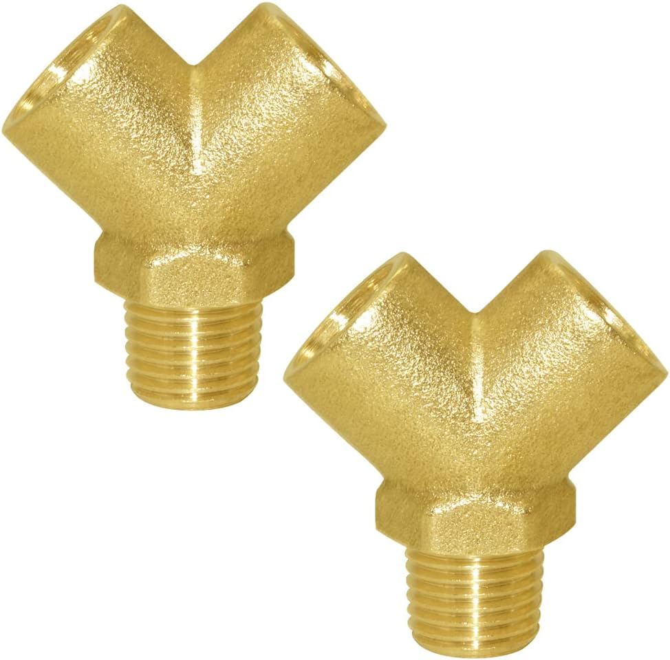 Brass Pipe Fitting Y-shaped 1/4
