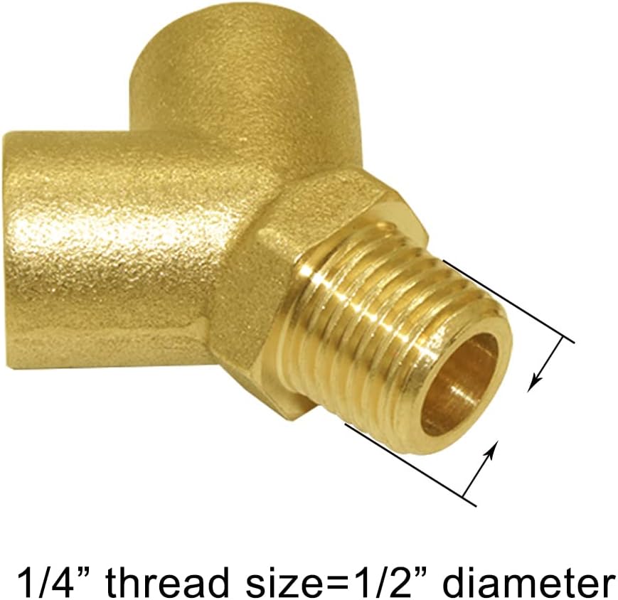 Brass Pipe Fitting Y-shaped 1/4