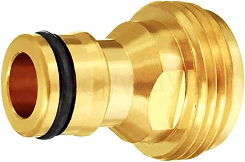 3/4” GHT Male Garden Hose Quick Connect Adapter Brass Connect Fitting（Pack of 4） - Image 4