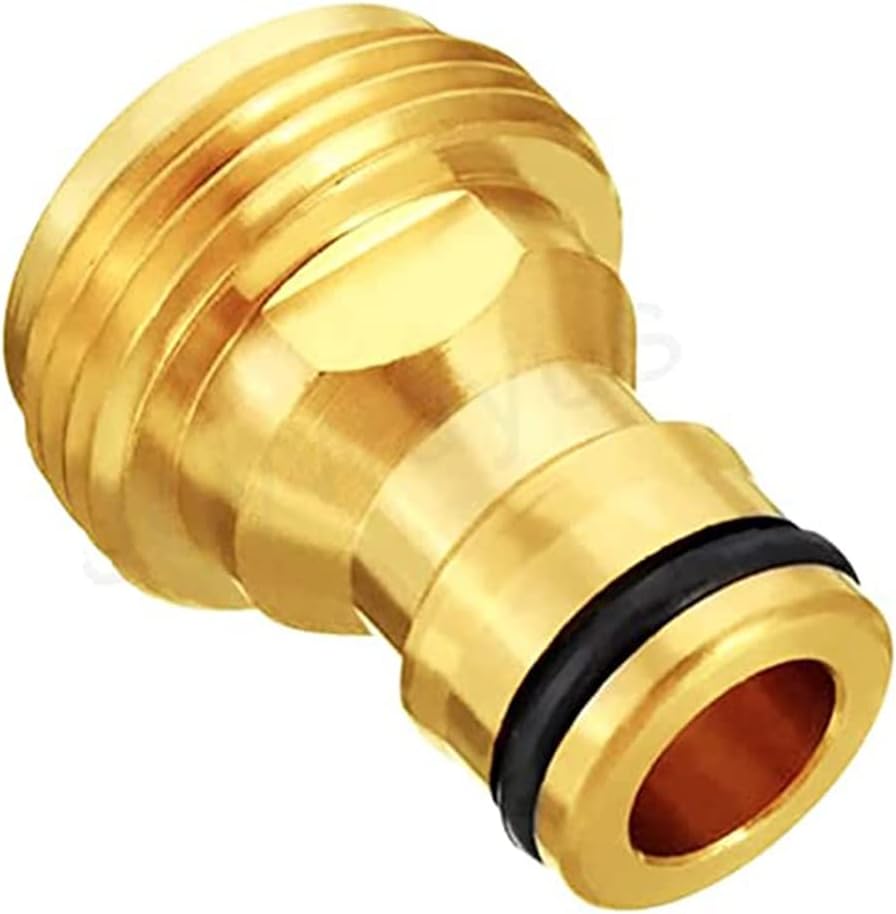 3/4” GHT Male Garden Hose Quick Connect Adapter Brass Connect Fitting（Pack of 4） - Image 5