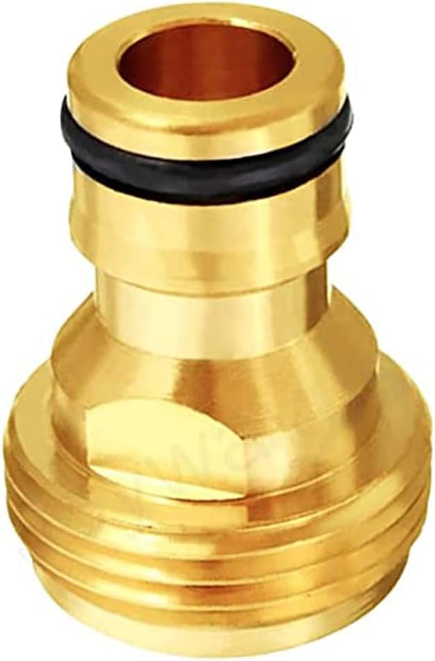 3/4” GHT Male Garden Hose Quick Connect Adapter Brass Connect Fitting（Pack of 4） - Image 6