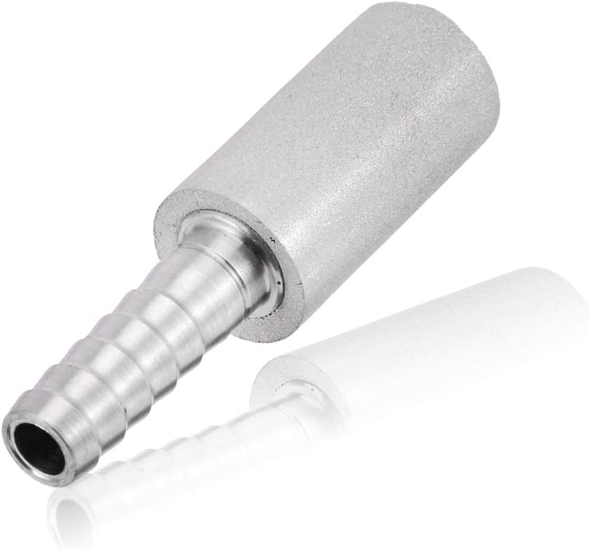 Aeration Stone 0.5 Micron 316 Stainless Steel Oxygenation Diffusion Stone 3/8