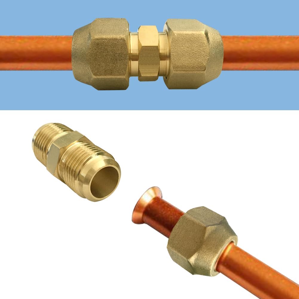 5PCS Brass 1/2
