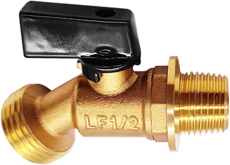 Brass Outdoor Spigot Hose Bibb Valve 1/2