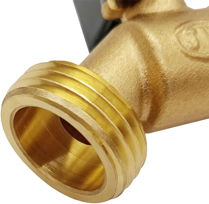 Brass Outdoor Spigot Hose Bibb Valve 1/2