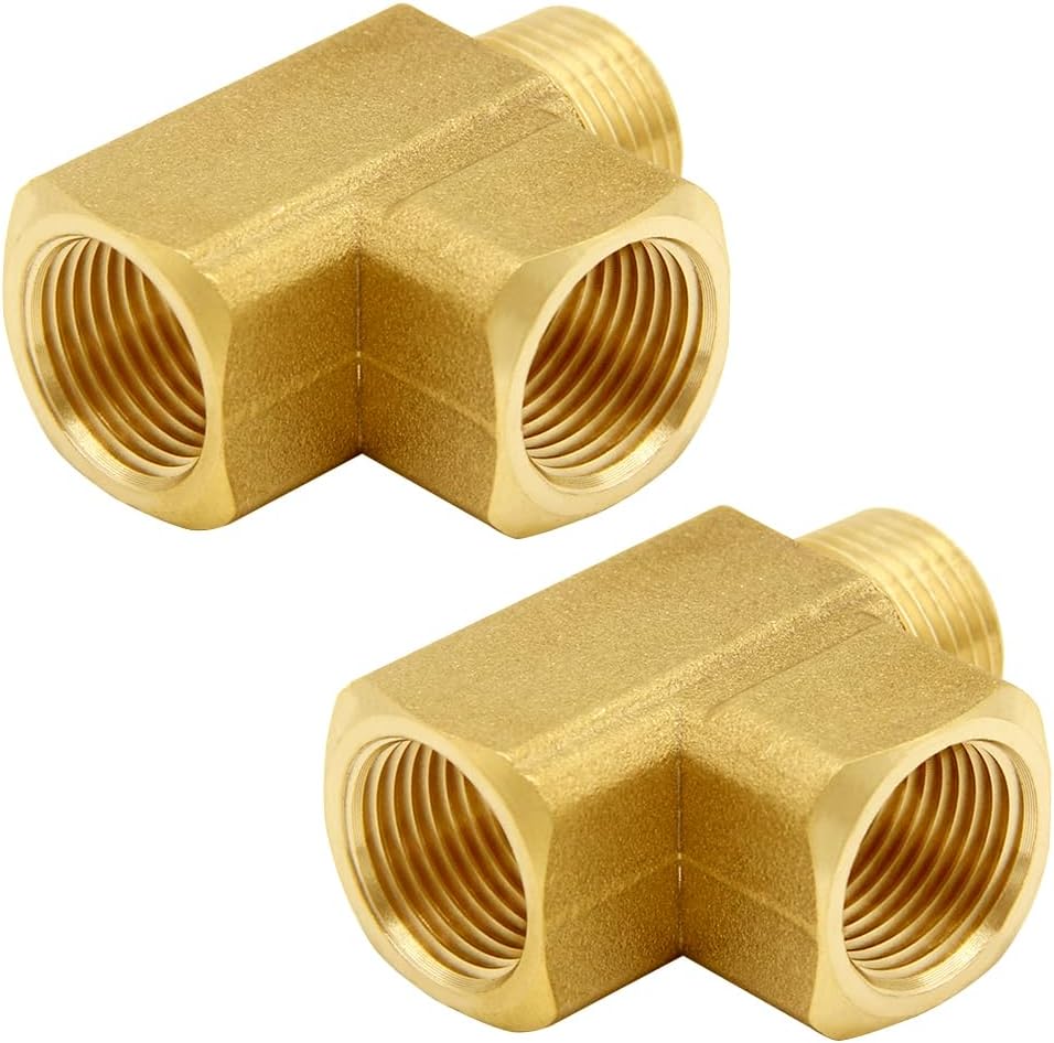 Brass Pipe Fitting Barstock Street Tee T 3 way NPT 3/8