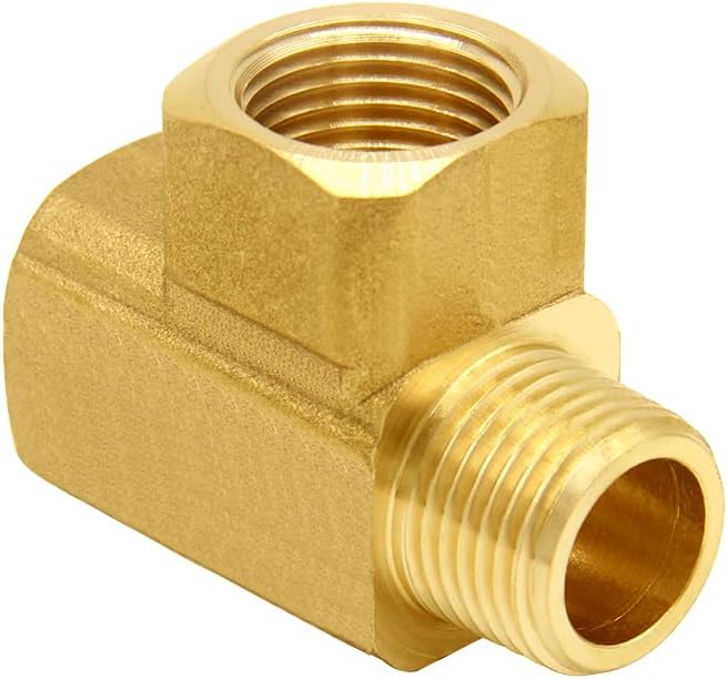 Brass Pipe Fitting Barstock Street Tee T 3 way NPT 3/8