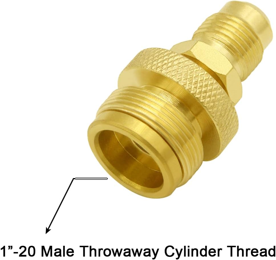 1LB Propane Disposal Adapter Fitting 1