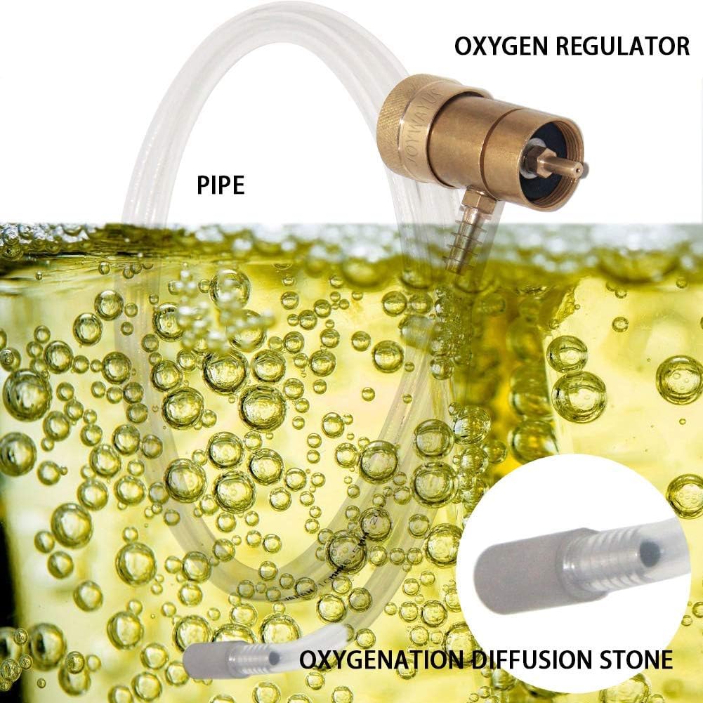 Aeration Stone 0.5 Micron Stainless Steel Oxygenation Diffusion Stone 1/4