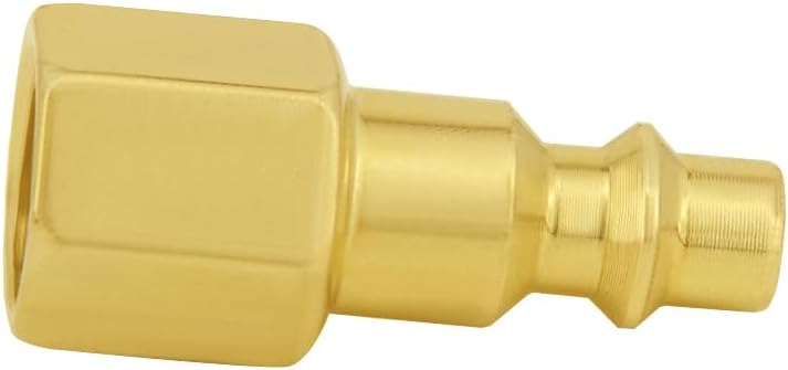8PCS Brass 1/4 Inch NPT Female and Male Industrial Air Hose Quick Connect Air Plug Fittings - Image 6