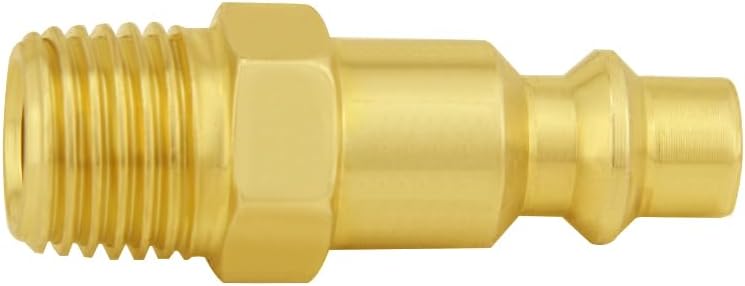 8PCS Brass 1/4 Inch NPT Female and Male Industrial Air Hose Quick Connect Air Plug Fittings - Image 7
