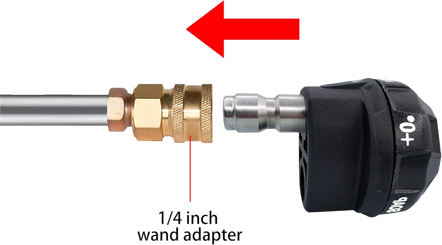 Pressure Washer Nozzle, 6-in-1 Quick Change over and Adjustable, Power Washer Tips Replacement with 1/4 inch Quick Connector, MAX 4000PSI for Pressure Washer - Image 4