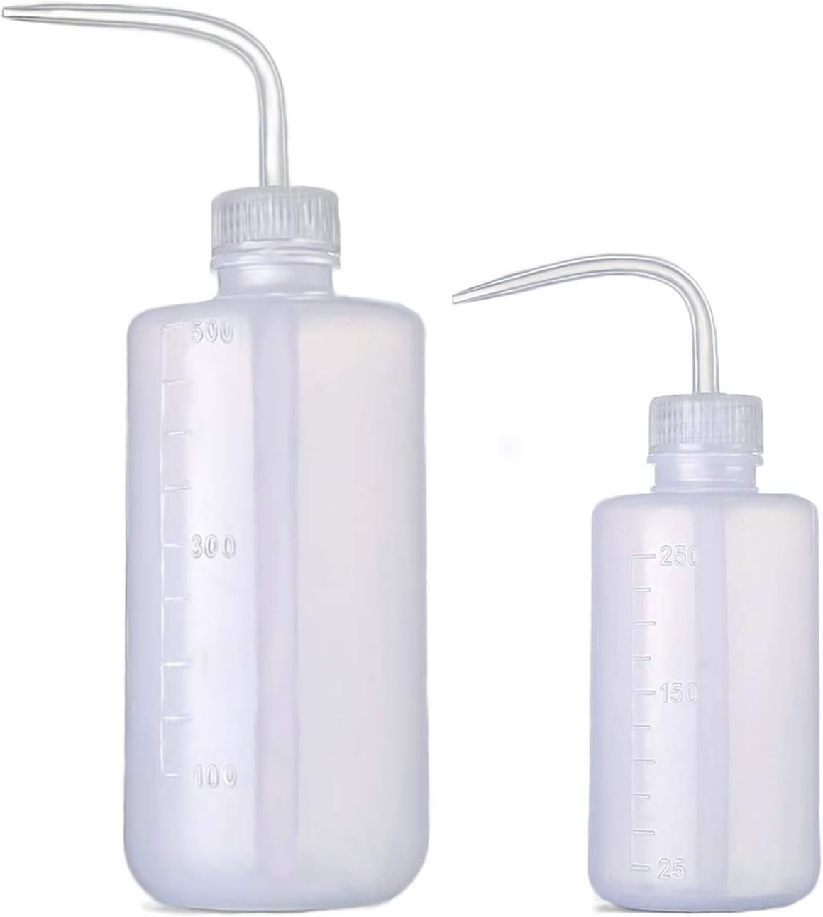 Squeeze Bottle Plant Watering Can Eye Wash Bottle Squeeze Irrigation Plastic Small Watering Can for Indoor Plants Tattoo (2pcs, 250ml and 500ml) - Image 1