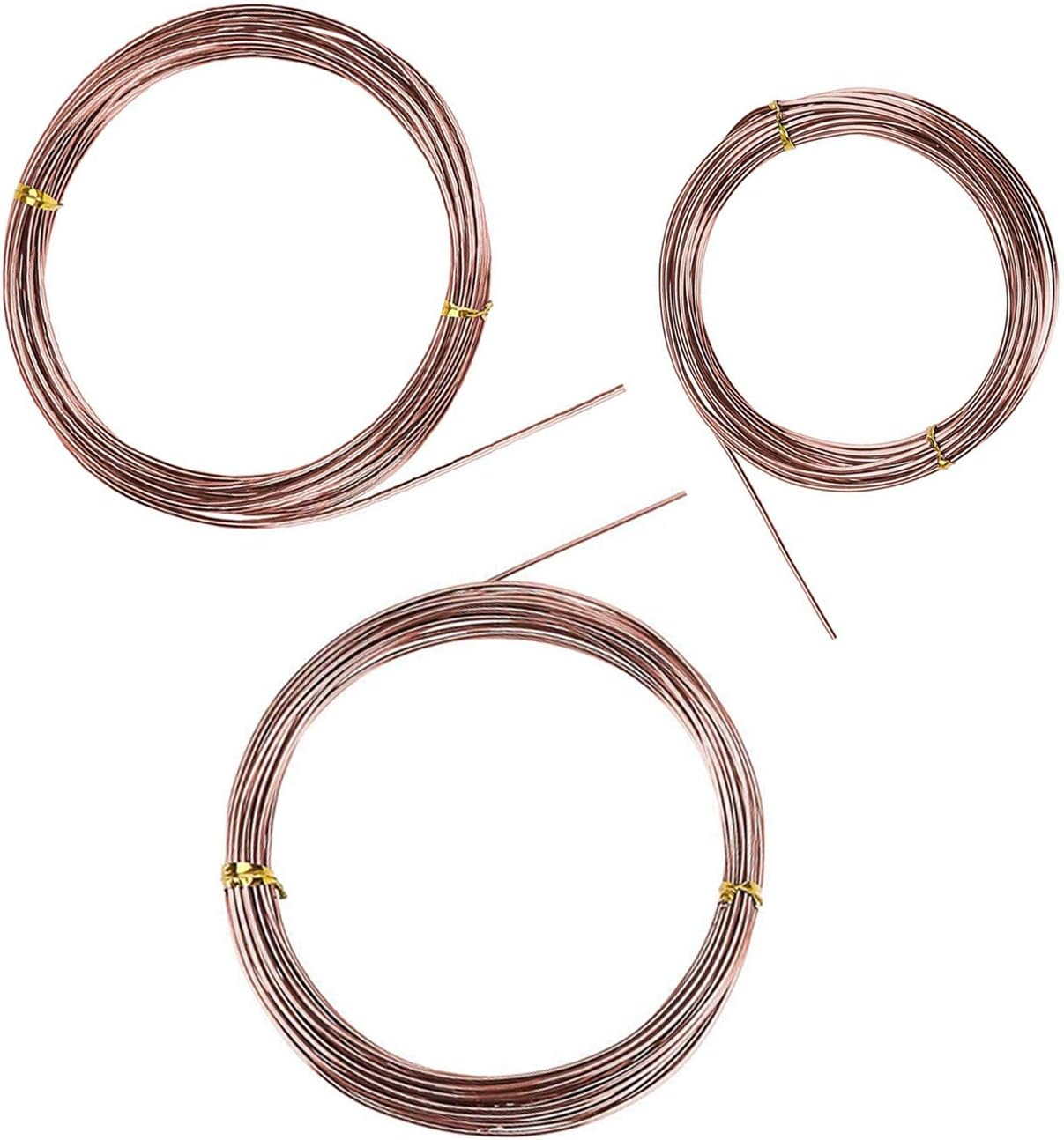 Plant Training Wire 98 Feet Copper Bonsai Tree Aluminium Plant Wire for Training Indoor and Outdoor (Copper, 2mm, 30m) - Image 1