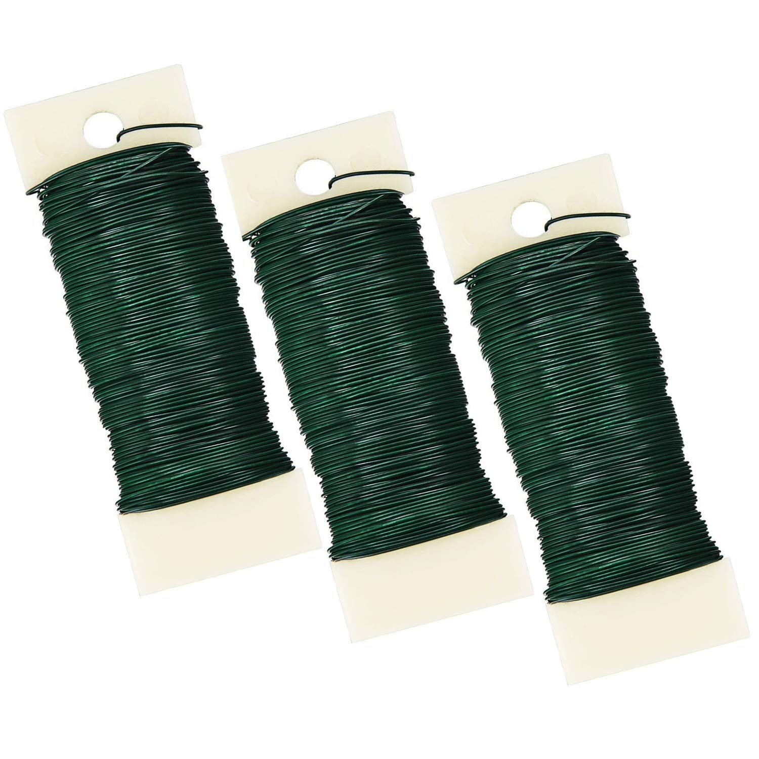 Floral Wire 114 Yards 22 Gauge Paddle Wire for Wreath Making Craft Florist Floral Flower Arrangements Garland - Image 1