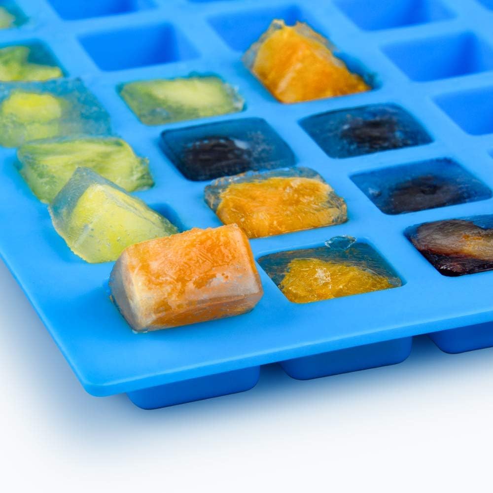 Square Silicone Candy Molds - Mini Silicone Molds for Hard Candy, Chocolate, Gummy, Caramel, Ganache, Ice Cubes (2) - Image 6