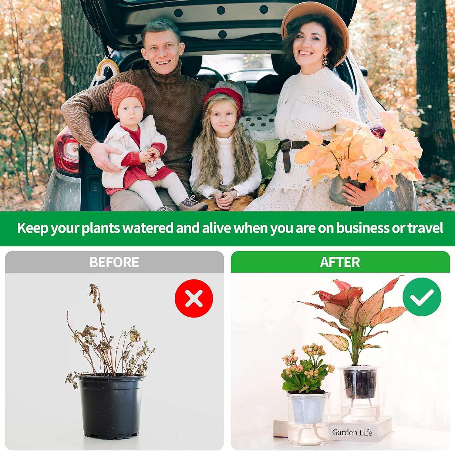 200 feet 1/4 inch Self Watering Capillary Wick Cord Vacation Plant Sitter DIY Hydroponic Wicking Rope Seeds Start Planter Pot Automatic Potted Flower Passive Lazy Waterer String System Device - Image 5