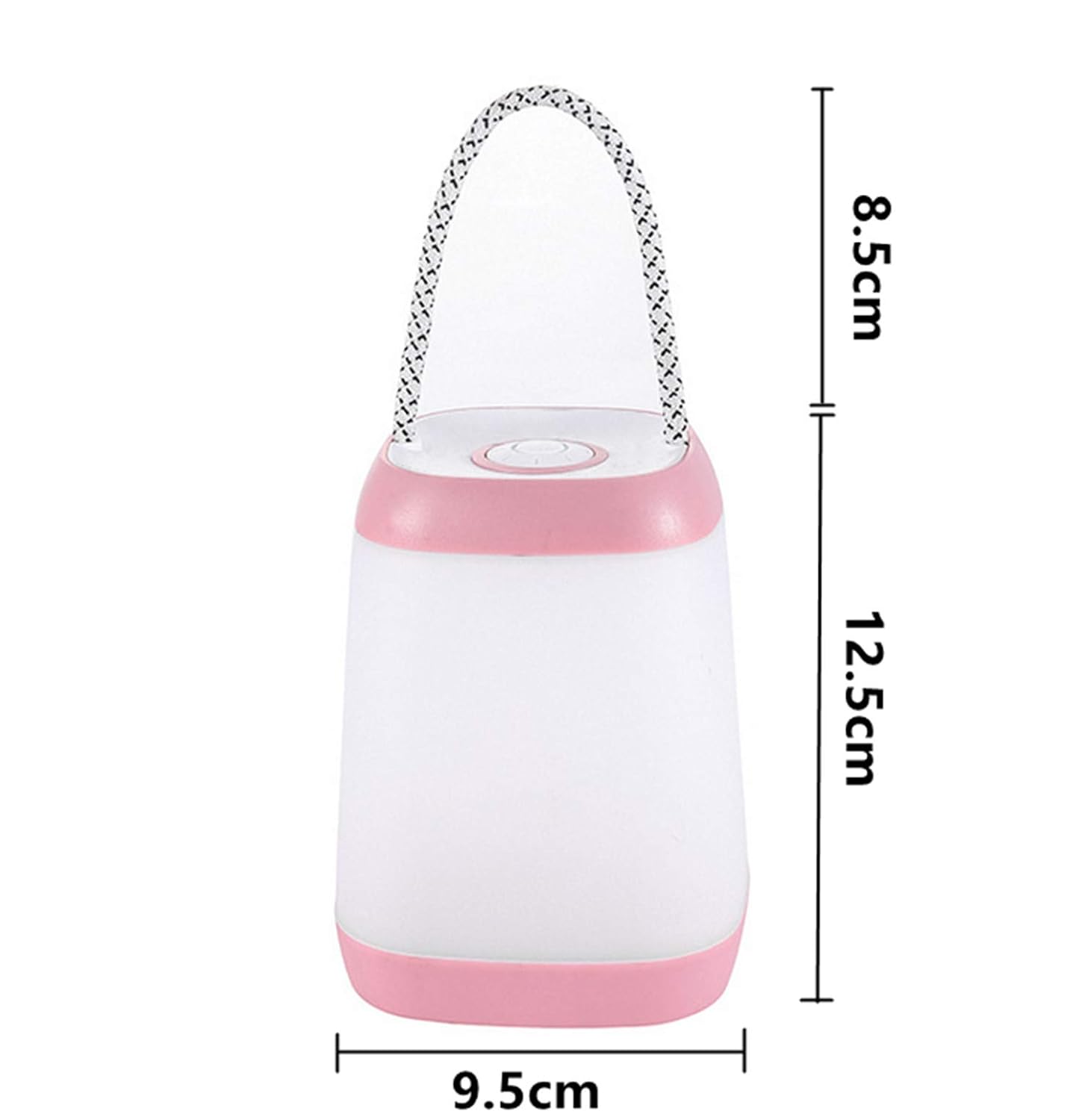 Night Light for Kids, USB Rechargeable Nursery Lamp Portable Camping Lantern with 3 Light Modes for Camping,Emergency,Bedroom,Indoor and Outdoor(Pink, 1 Pack) - Image 6