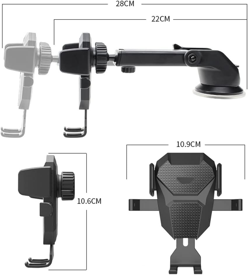 Mobile-Phone Holder/Mount for Car - Automobile Cradle Van Accessories for Dashboard Windscreen - Image 5