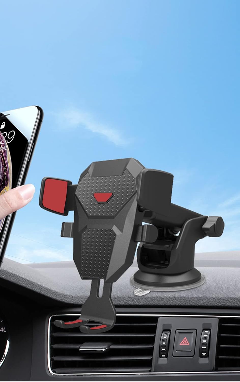 Mobile-Phone Holder/Mount for Car - Automobile Cradle Van Accessories for Dashboard Windscreen - Image 7