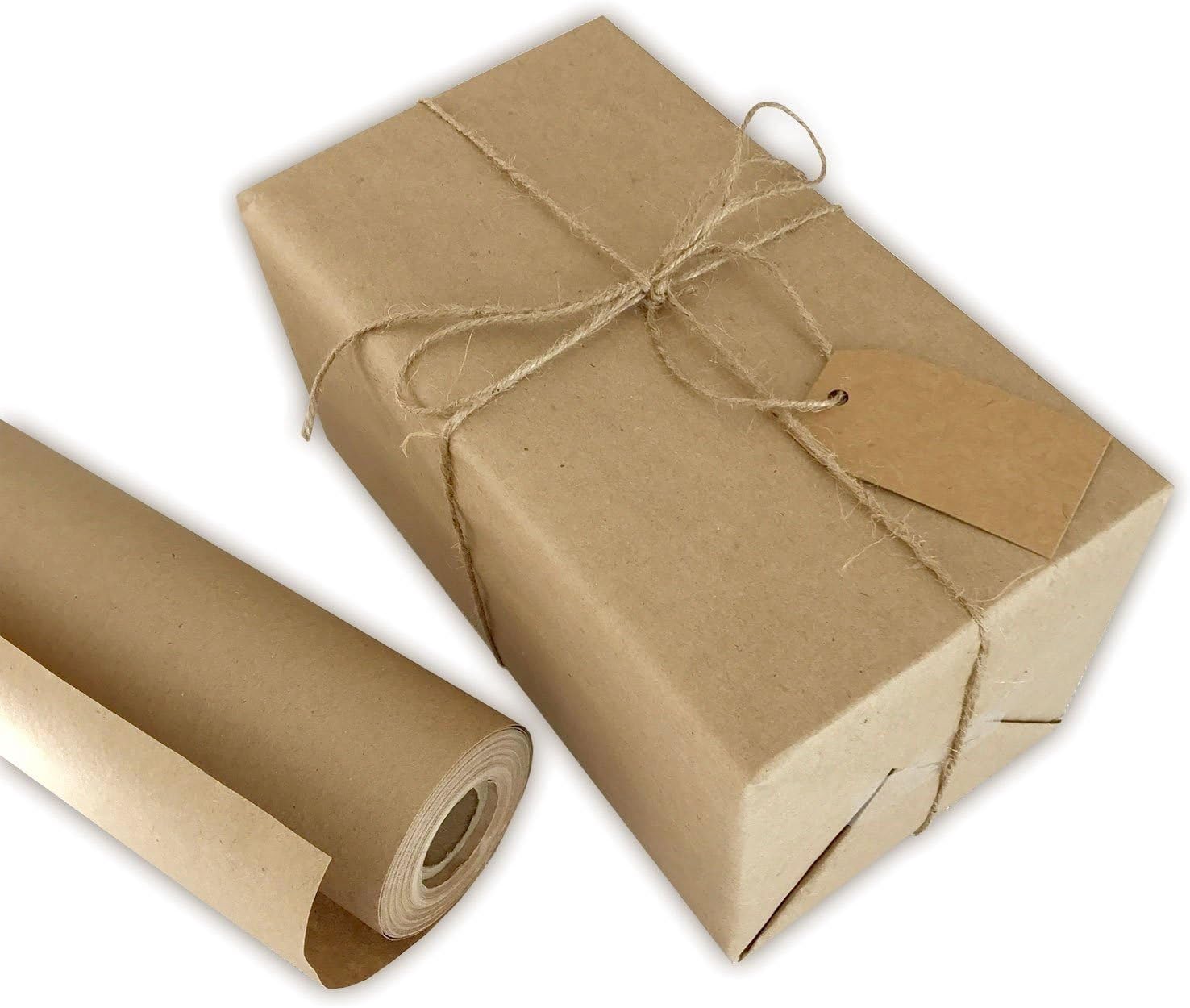 100 Pcs Christmas Gift Tags with String Kraft Paper Vintage Wedding Hang Tags 7x4cm with Natural Jute Twine - Image 7