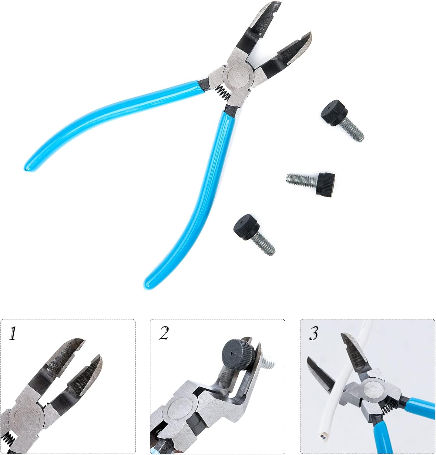 Multi-function Diagonal Side Cutting Plier Car Trim Panel Clip Cutter Puller Fastener Rivets Remover - Image 5