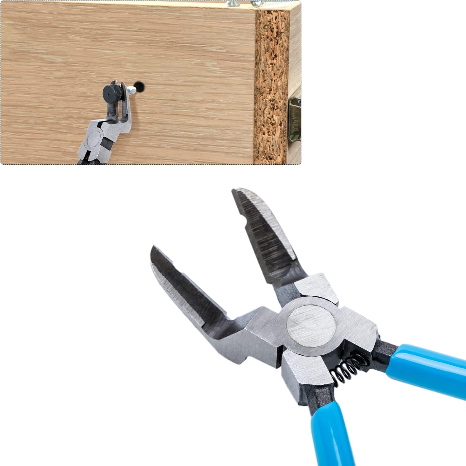 Multi-function Diagonal Side Cutting Plier Car Trim Panel Clip Cutter Puller Fastener Rivets Remover - Image 6