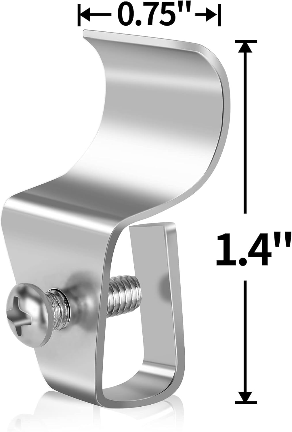 Vinyl Siding Clips,20-Pack No-Hole Outdoor Camera Mount,Vinyl Siding Hanger for Blink, Arlo, Ring, No-Damage, No Drilling, Weatherproof-304 Stainless Steel Home Siding Hooks - New Upgrade - Image 4