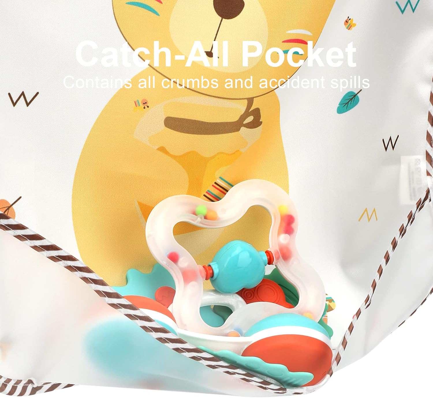 Long Sleeve Baby Bibs, Waterproof Sleeved Bibs Smock for Toddler Baby Girls Boys Eating Feeding - Image 5