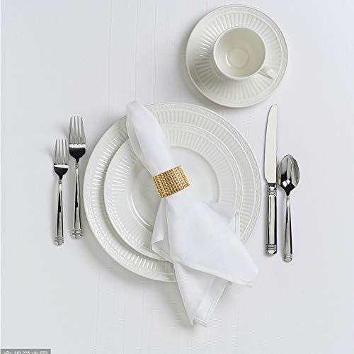 100pcs Napkin Rings, Gold Napkin Rings Buckles for Table Decorations, Wedding, Dinner, Party, DIY Decoration - Image 4