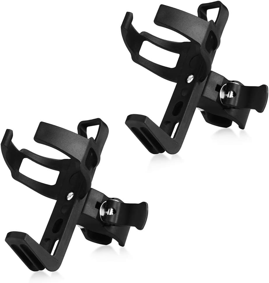 2 Pack Bike Water Bottle Holders No Screws, Universal Bike Cup Holder, 360 Degree Rotatable Bike Water Bottle Cage, Water Bottle Holders for Kids Bike Adult Bike - Image 1