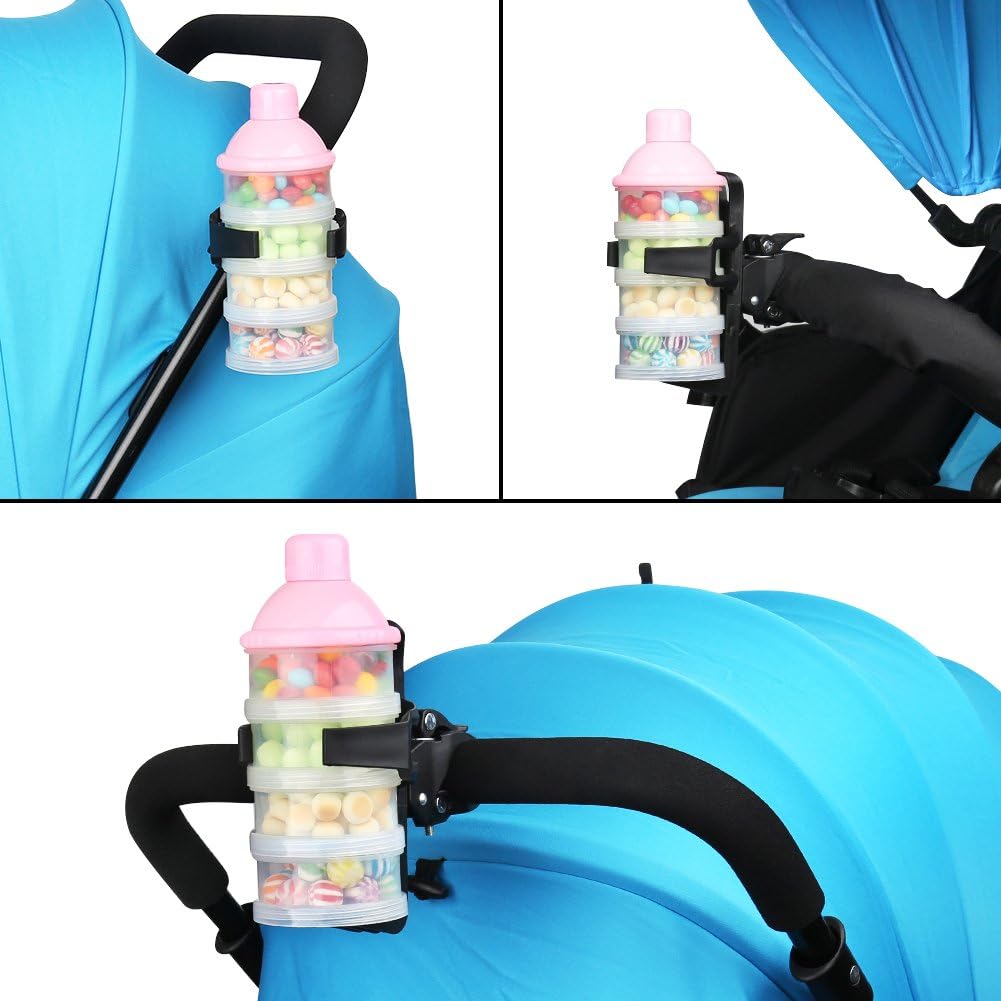 2 Pack Bike Water Bottle Holders No Screws, Universal Bike Cup Holder, 360 Degree Rotatable Bike Water Bottle Cage, Water Bottle Holders for Kids Bike Adult Bike - Image 5