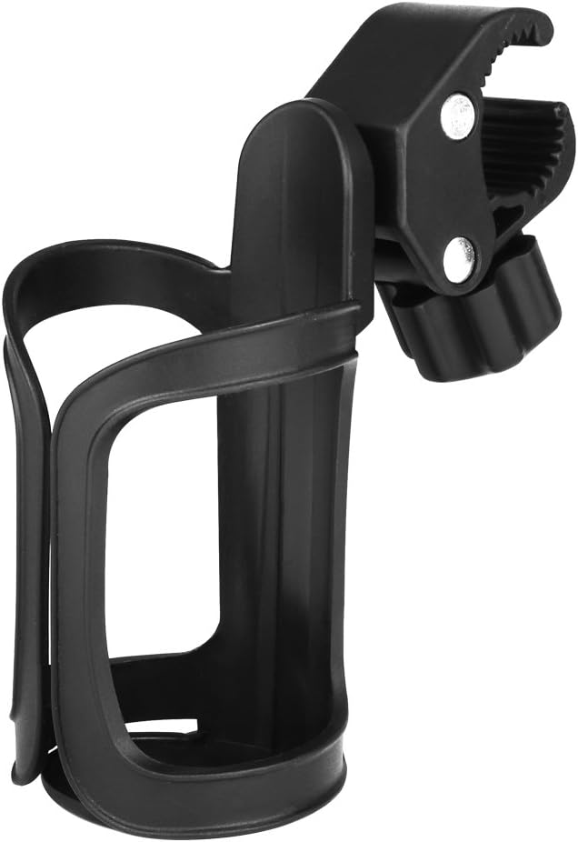 Bike Cup Holder, Bike Water Bottle Holders, Universal 360 Degrees Rotation Cup Holder for Bicycle, Stroller, Scooter, Walker, Wheelchair, Bike Bottle Holders for Kids Adults, 1 Pack - Image 1